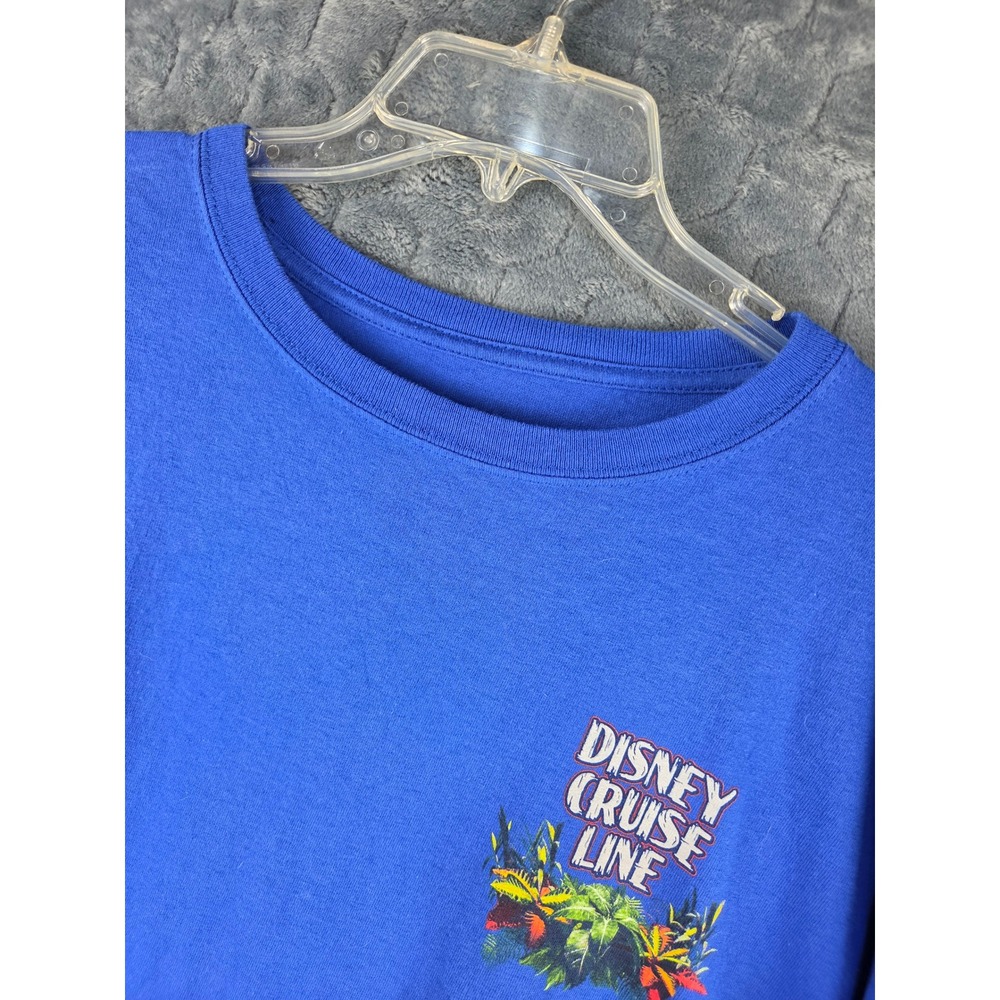 Disney Cruise Line Mickey‎ in Paradise Castaway Cay Bahamas Blue Shirt 3XL Mens